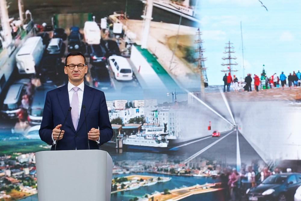 Premier Mateusz Morawiecki w Świnoujściu.