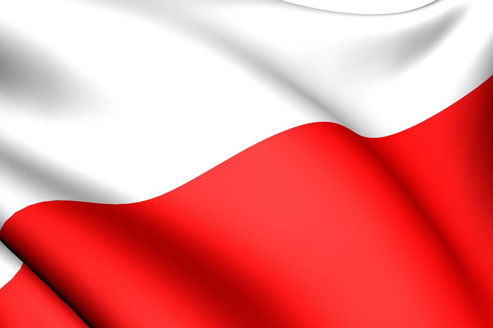 Flaga Polski.