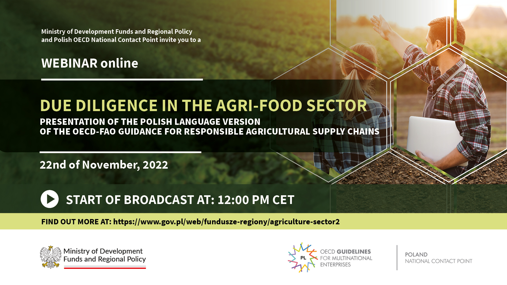 webinar for agri food sector