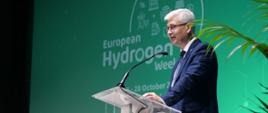 Wiceminister Ireneusz Zyska na „Europejskim Tygodniu Wodoru”. Fot. https://twitter.com/H2Flagship/status/1584552812201283585