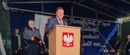 Uroczystości nadania imienia "Lotników Łaskich" Niepublicznej Szkole Podstawowej w Teodorach.