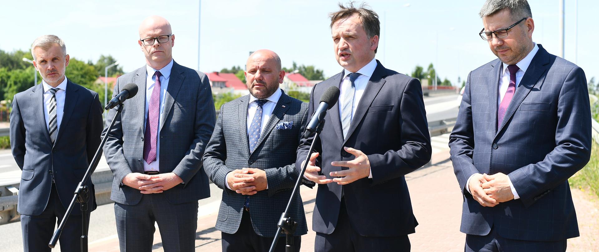 Konferencja ministra sprawiedliwości Zbigniewa Ziobro