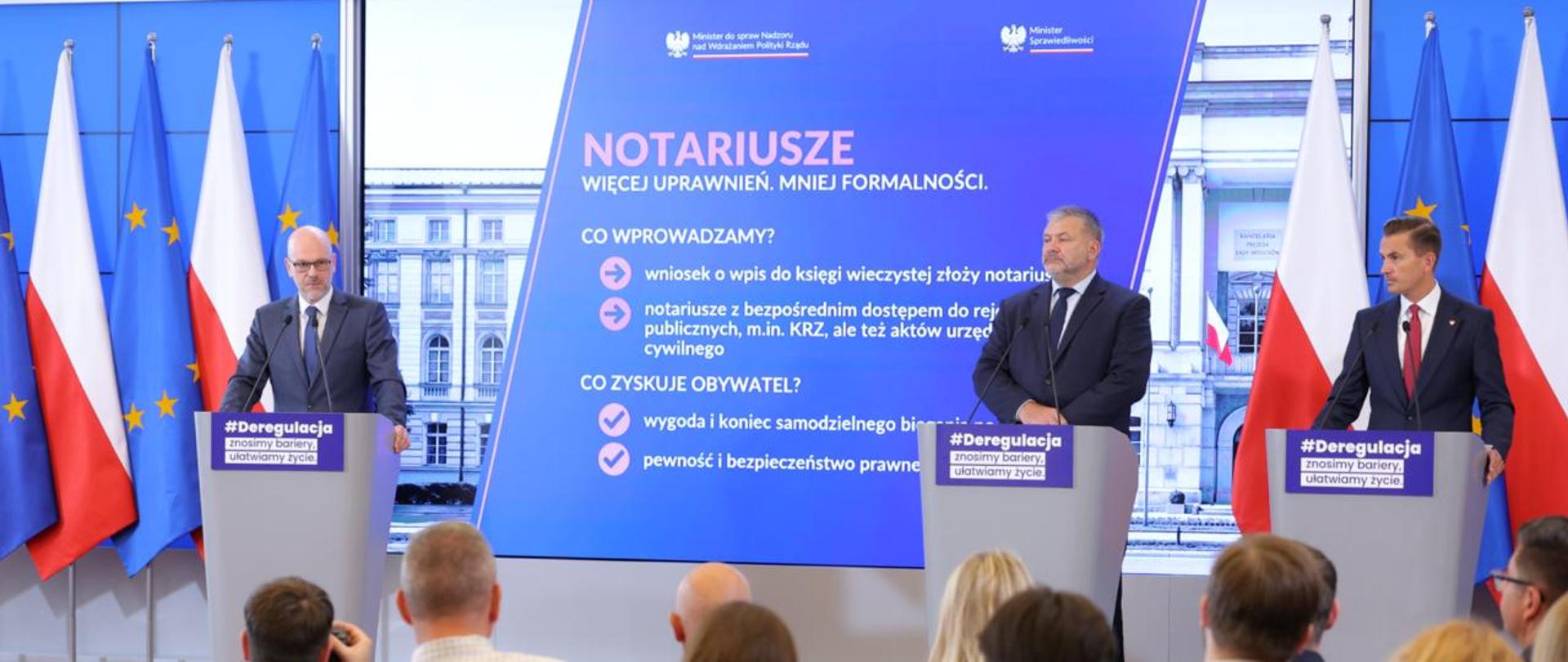 Konferencja "Deregulacja 2.0. Nowa jakość w funkcjonowaniu wymiaru sprawiedliwości"