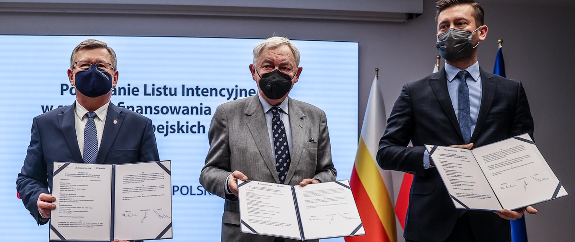Podpisanie listu intencyjnego w sprawie finansowania organizacji III Igrzysk Europejskich 2023 - prezentacja listu