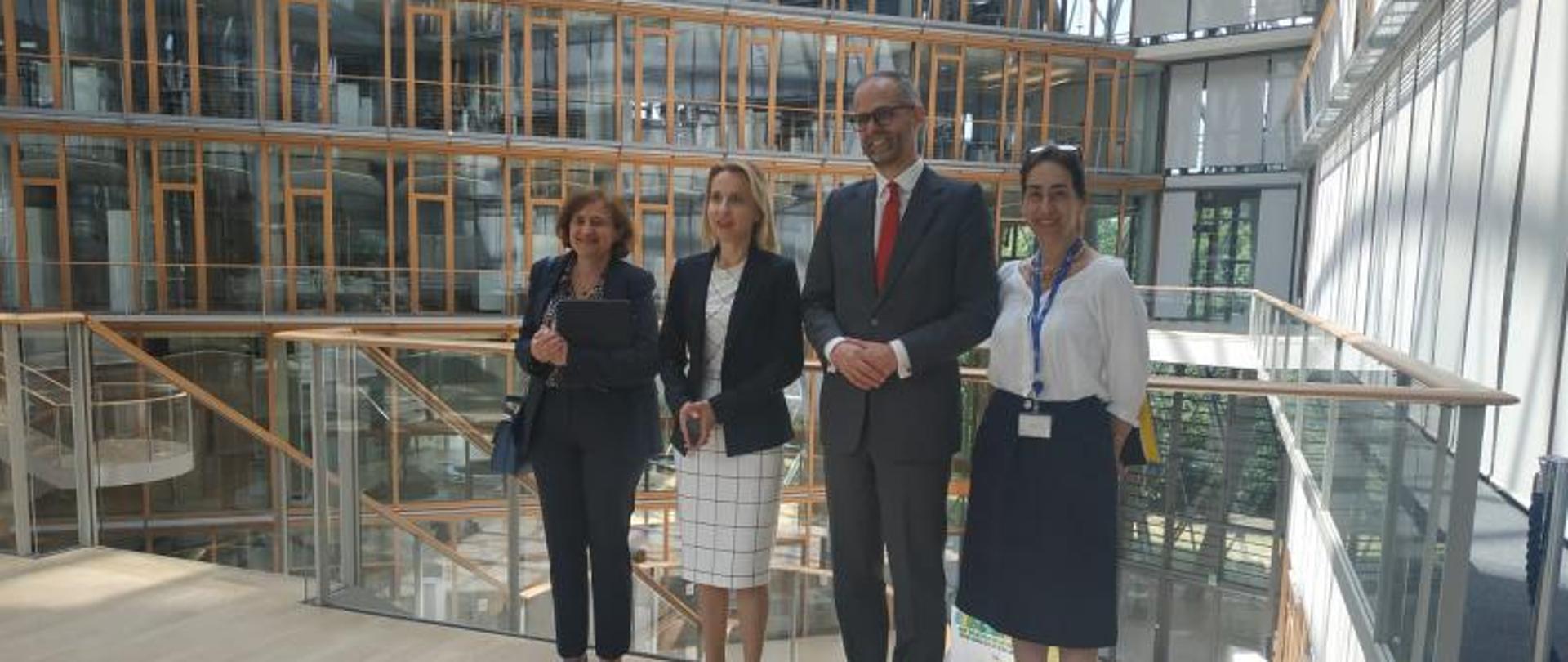 Wiceminister Guibourgé-Czetwertyński na spotkaniu z przedstawicielami Europejskiego Banku Inwestycyjnego