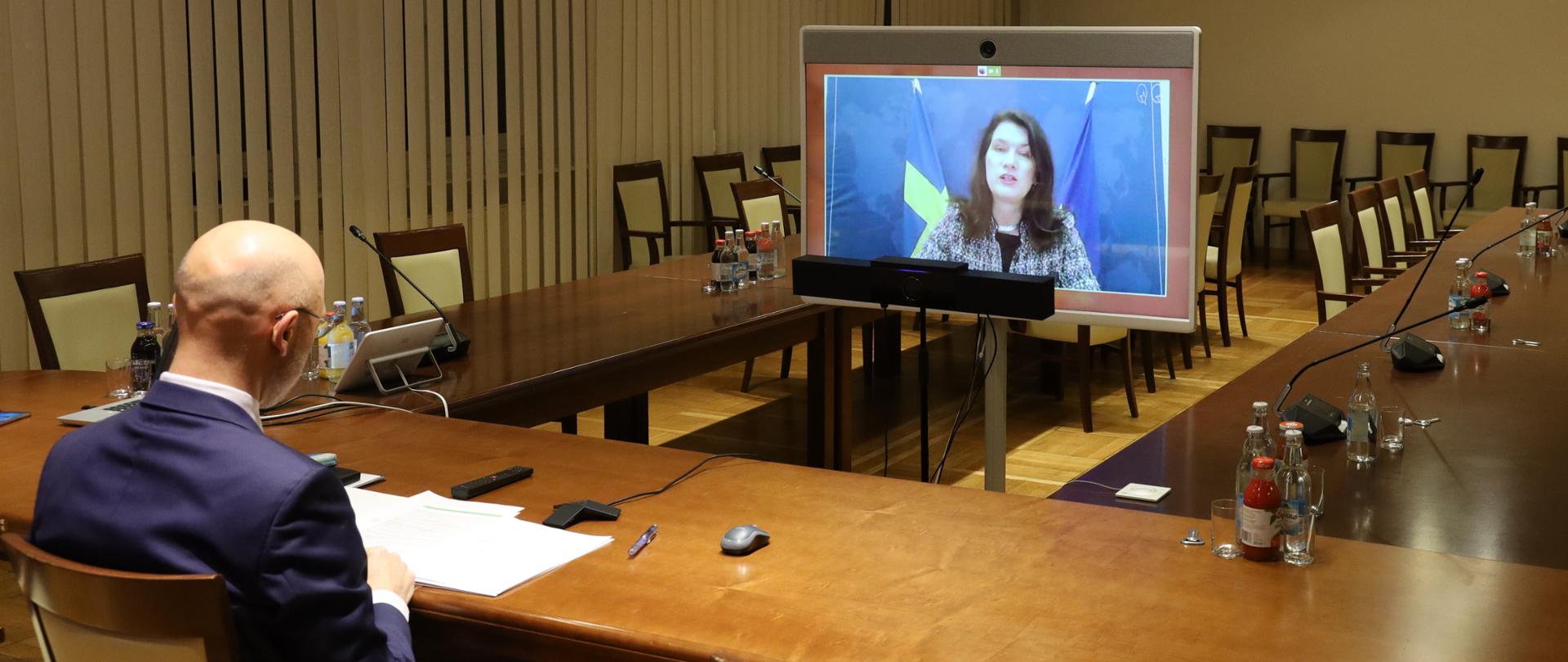 Minister klimatu i środowiska podczas debaty „Diplomacy can deliver: Europe in the fight against climate change”