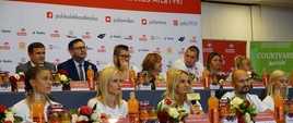 Powitanie polskich lekkoatletów - uczestników ME Berlin 2018 Wypowiedź J. Święty-Ersetic