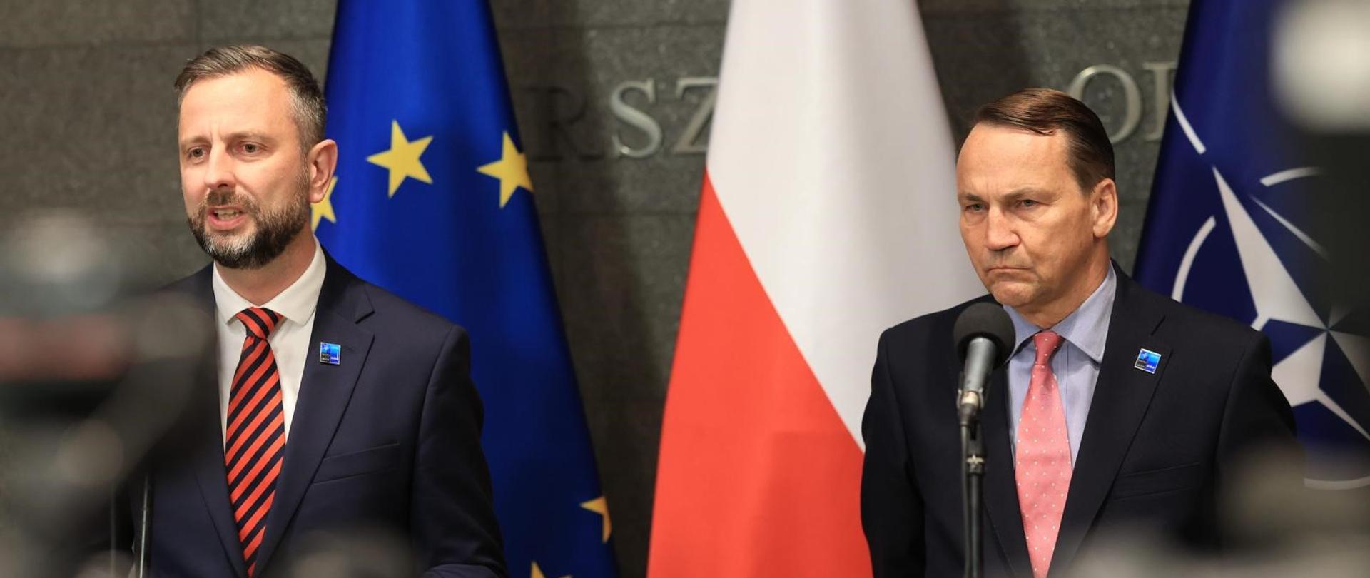 Konferencja po przylocie z Ankary 