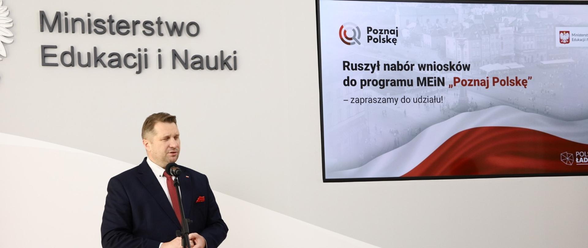 Konferencja Prasowa z udziałem ministra Przemysława Czarnka 9.09. 1