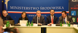 Magda Gosk, Minister Henryk Kowalczyk, Wiceminister Sławomir Mazurek
