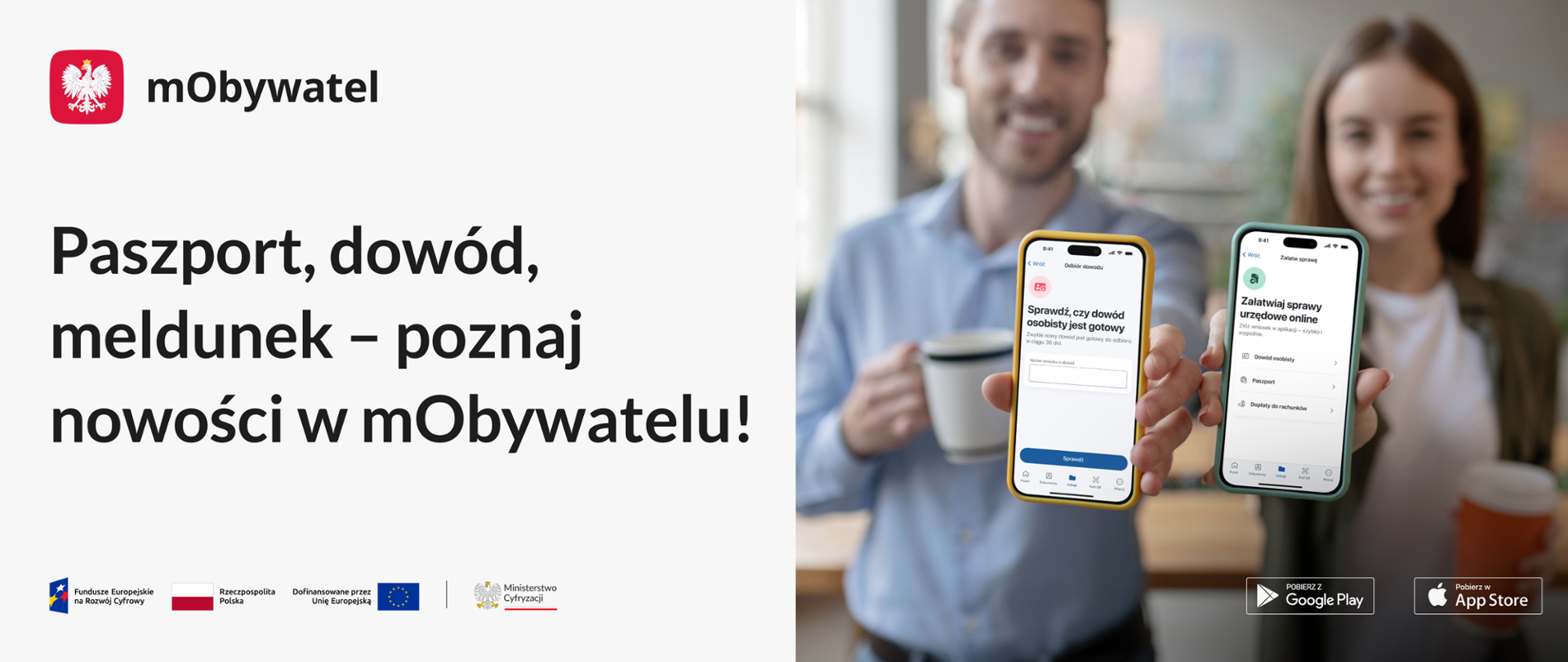 Paszport, dowód, meldunek - poznaj nowości w mObywatelu!