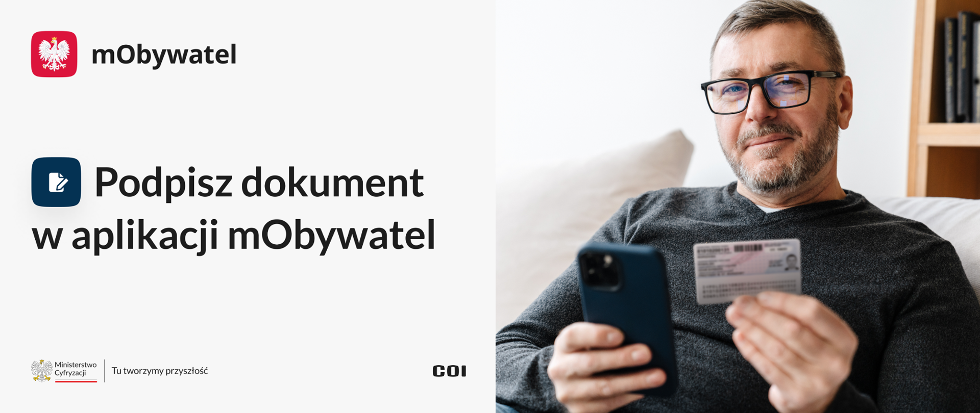 Podpisz dokument w aplikacji mObywatel