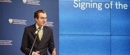 Na zdjęciu wiceminister funduszy i polityki regionalnej Jan Szyszko 