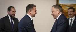 Minister Adam Szłapka i Ihor Żowkwa, Zastępca Szefa Kancelarii Prezydenta Ukrainy
