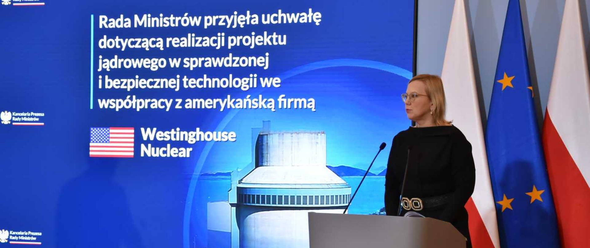 Minister klimatu i środowiska Anna Moskwa