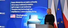 Minister klimatu i środowiska Anna Moskwa