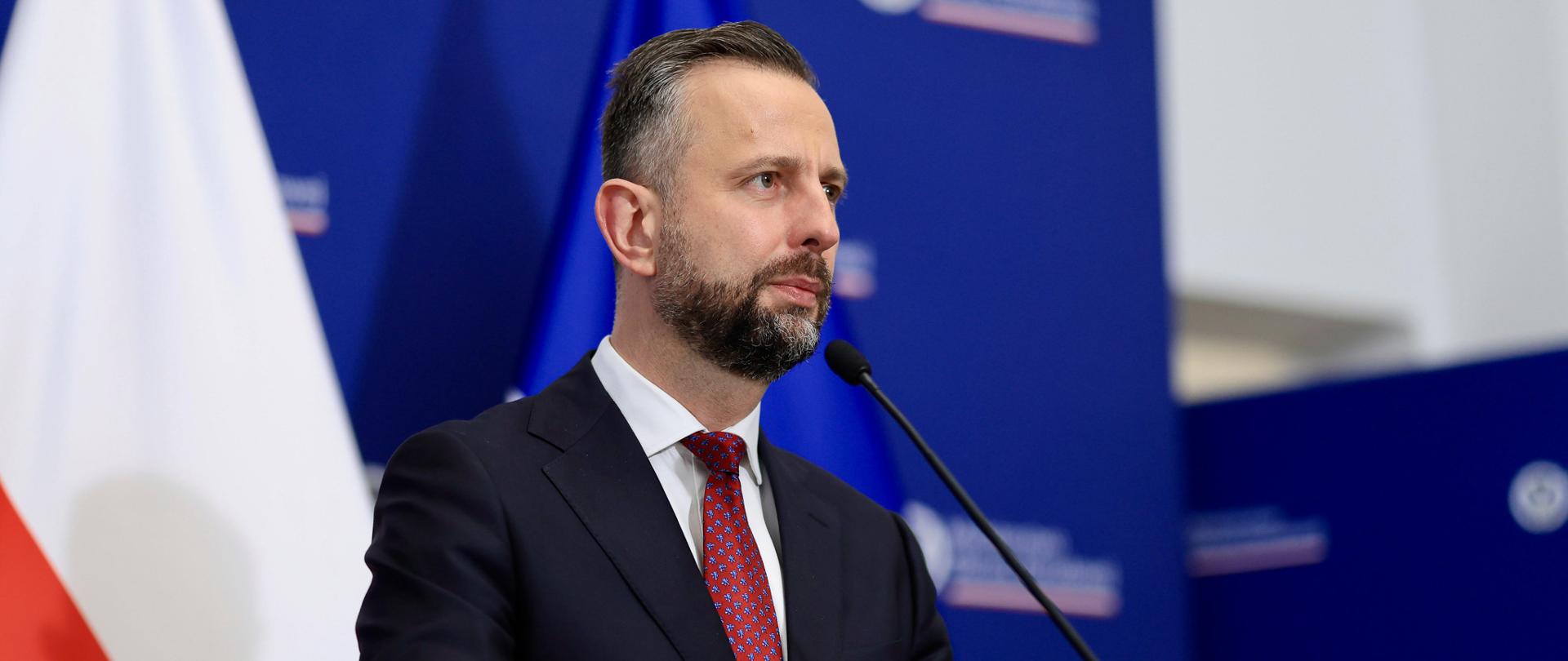 21 lipca 2026 r. w Warszawie odbyła się konferencja prasowa Władysława Kosiniaka-Kamysza wicepremiera - ministra obrony narodowej po posiedzeniu Komitetu Rady Ministrów do spraw Bezpieczeństwa Narodowego. Fot. Krzysztof Niedziela/MON 