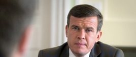 Minister Witold Bańka podczas spotkania