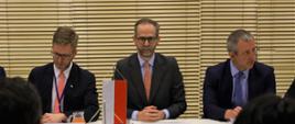 Wiceminister Adam Guibourgé-Czetwertyński z przedstawicielami chorwackiej grupy międzyparlamentarnej