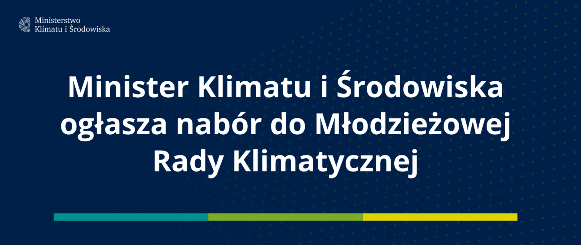 Minister Klimatu i Środowiska ogłasza nabór do Młodzieżowej Rady Klimatycznej 