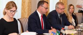 Spotkanie wiceministra Marcina Romanowskiego z przedstawicielami UNICEFu