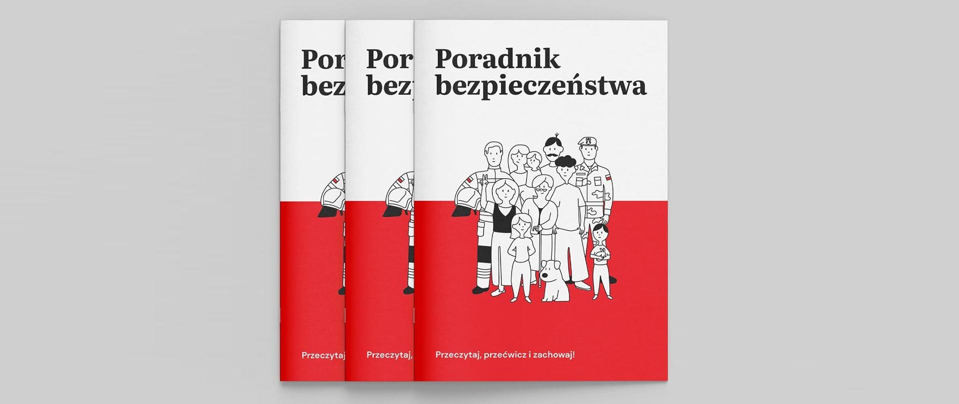 Zdjęcie przedstawia okładkę Poradnika Bezpieczeństwa.