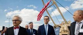 Premier Mateusz Morawiecki podczas XXXI Międzynarodowego Salonu Przemysłu Obronnego w Kielcach.