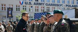 Premier Mateusz Morawiecki w Camp Kościuszko.