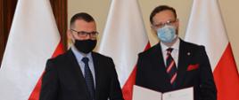 Wiceminister Paweł Szefernaker wręczył powołanie nowemu wojewodzie – Zbigniewowi Boguckiemu.