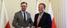 Sławomir Mazurek i Mark Field