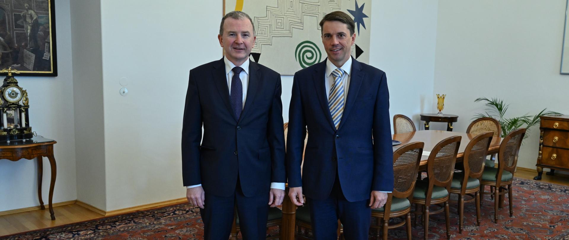 Spotkanie Ambasadora RP z wiceministrem spraw zagranicznych Jiřím Kozákiem