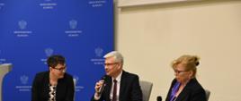Wiceminister Klimatu Ireneusz Zyska podczas debaty