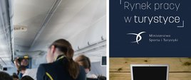 Logo z napisem " Rynek pracy w turystyce"