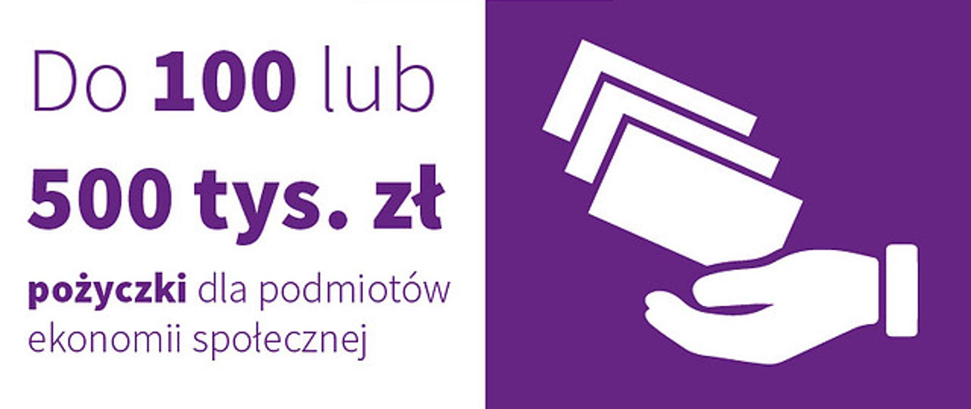 Do 100 lub 500 tys. zł pożyczki dla podmiotów ekonomii społecznej