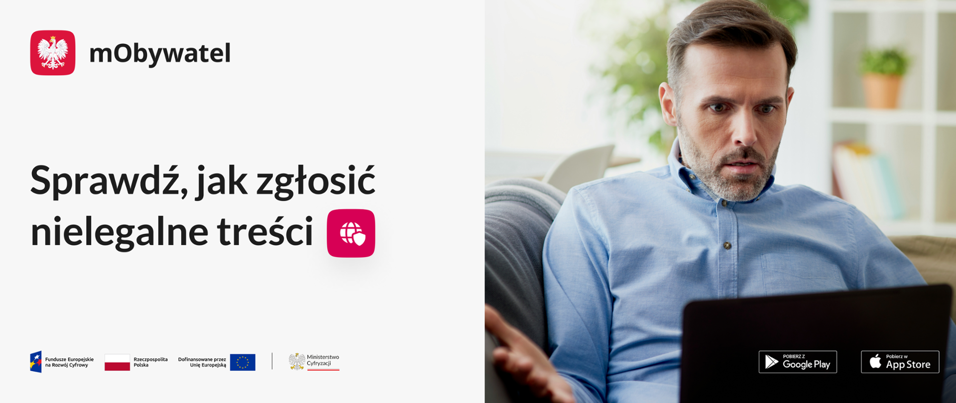 mObywatel sprawdź jak zgłosić nielegalne treści slider