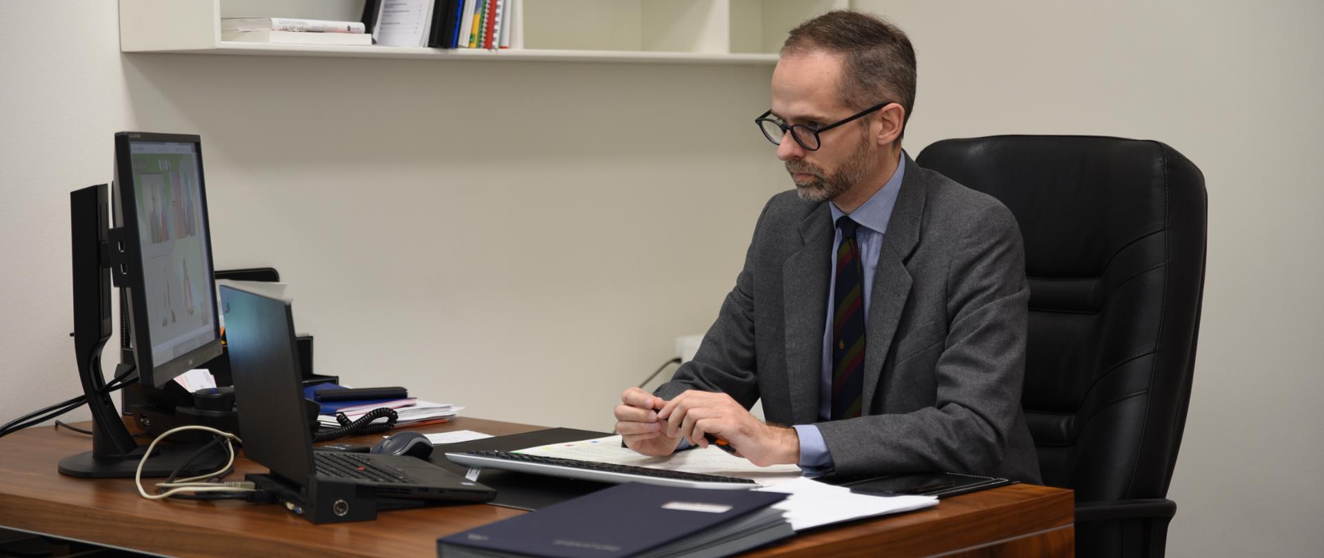 Wiceminister Adam Guibourgé-Czetwertyński na konferencji Europejskiej Inicjatywy Klimatycznej