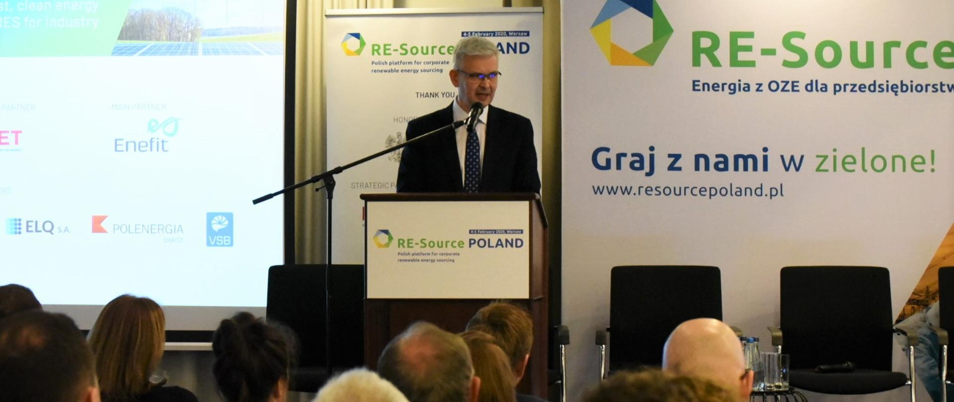 Wiceminister Zyska o czystej energii z OZE
