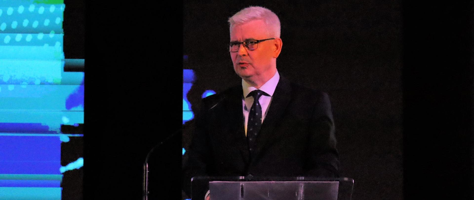 wiceminister Ireneusz Zyska na konferencji EuroPower & OZE Power