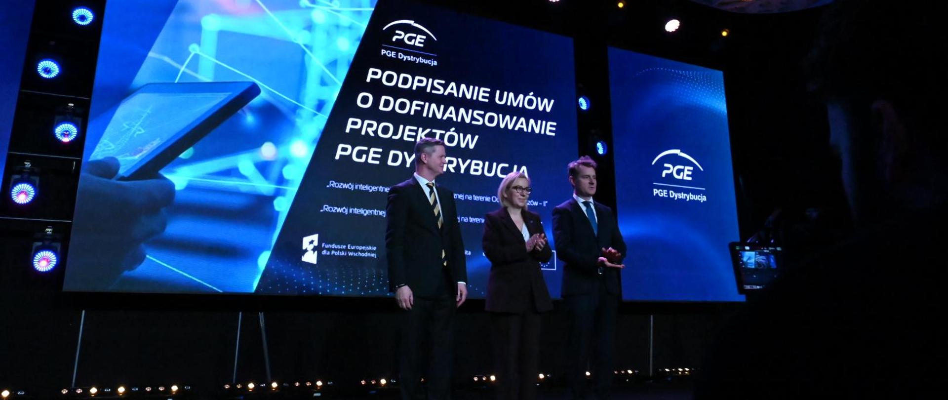 Podpisanie umów z PGE