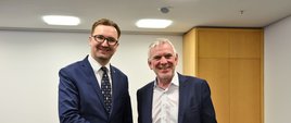 Wiceminister środowiska Sławomir Mazurek i Jochen Flasbarth, niemiecki sekretarz stanu w Ministerstwie Środowiska, Ochrony Przyrody i Bezpieczeństwa Jądrowego. 