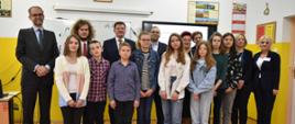 Wiceminister Adam Guibourgé-Czetwertyński podczas spotkania w Jakubowie