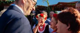 Premier z Kołem Gospodyń Wiejskich.