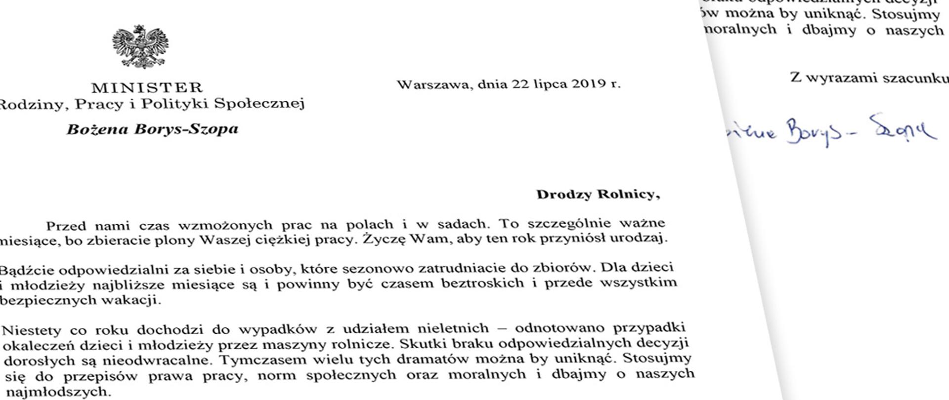 apel BBS - rolnicy