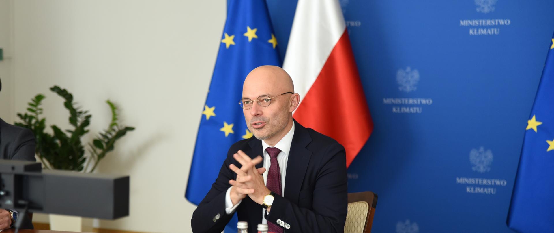 Minister klimatu i środowiska Michał Kurtyka