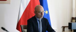 Minister klimatu i środowiska podczas debaty "Green Deal i co dalej?"