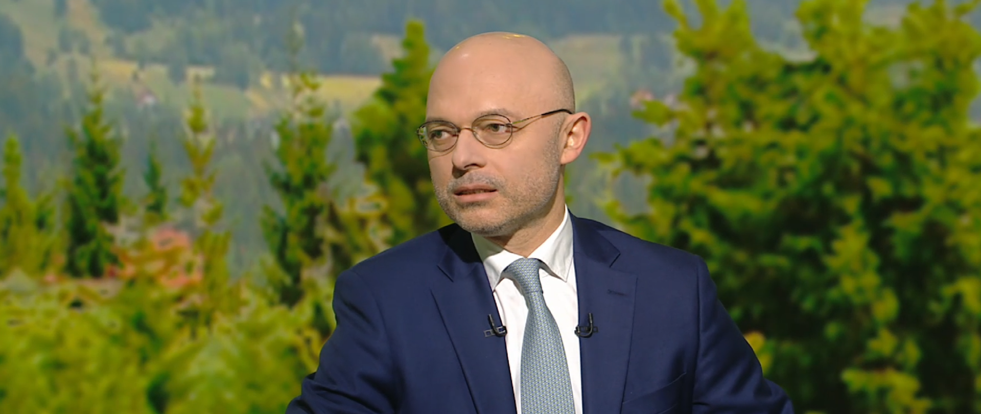 Michał Kurtyka minister klimatu i środowiska podczas debaty