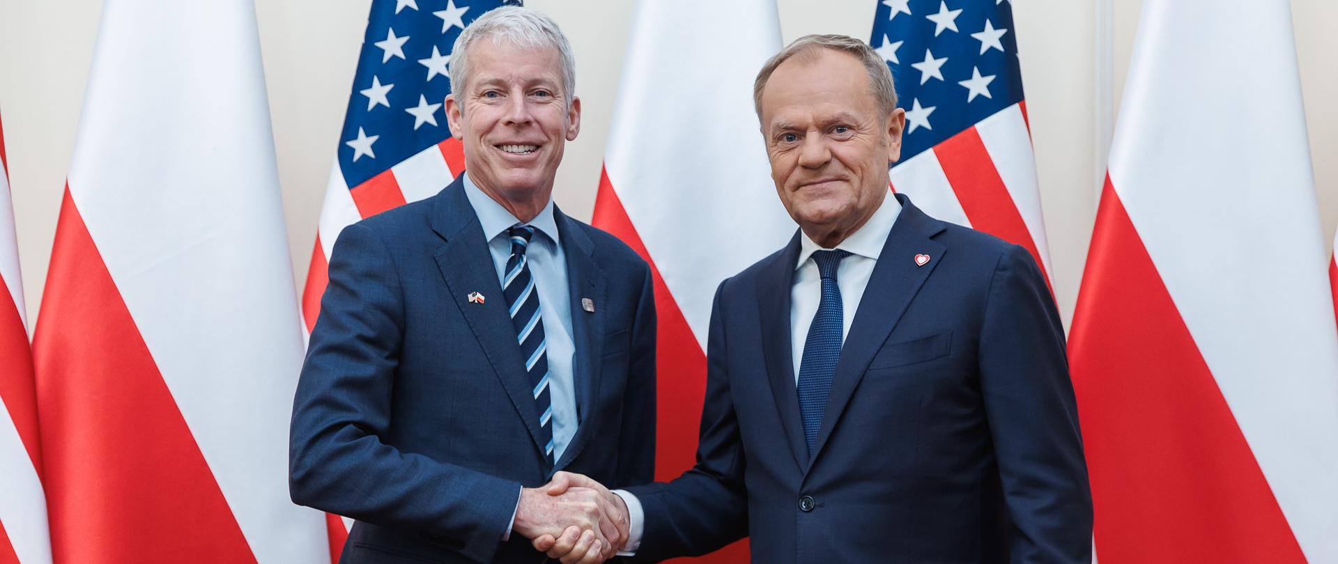 27.04.2025 - Spotkanie Premiera Donalda Tuska i przedstawicieli rządu RP z delegacją amerykańską, której przewodniczył Sekretarz Energii Stanów Zjednoczonych Chris Wrigh