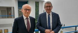 Wiceminister Wojciech Murdzek z przedstawicielem Uniwersytetu Medycznego we Wrocławiu