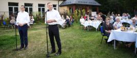 Prezydent A. Duda, Premier M.Morawiecki, Minister M.Maląg w Woli Karczewskiej