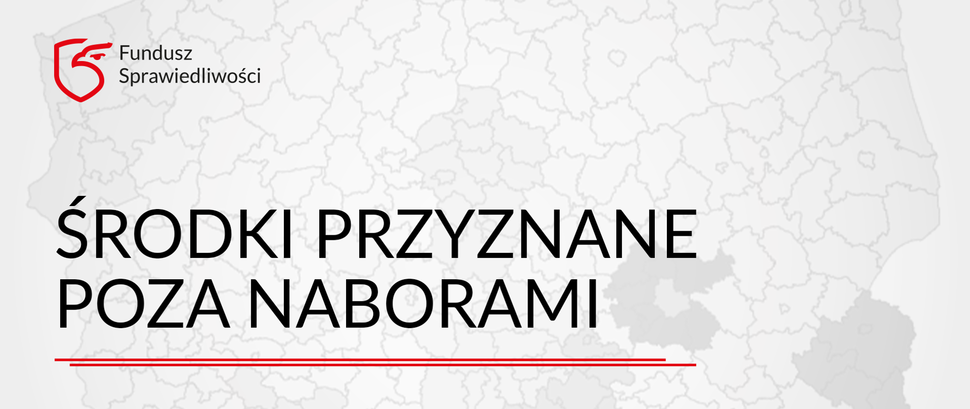 Środki przyznane w Funduszu Sprawiedliwości poza naborami 